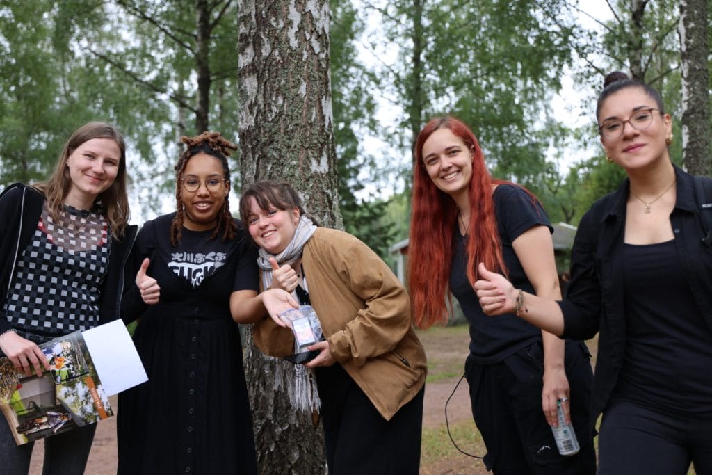 Summer school students in Kotka
