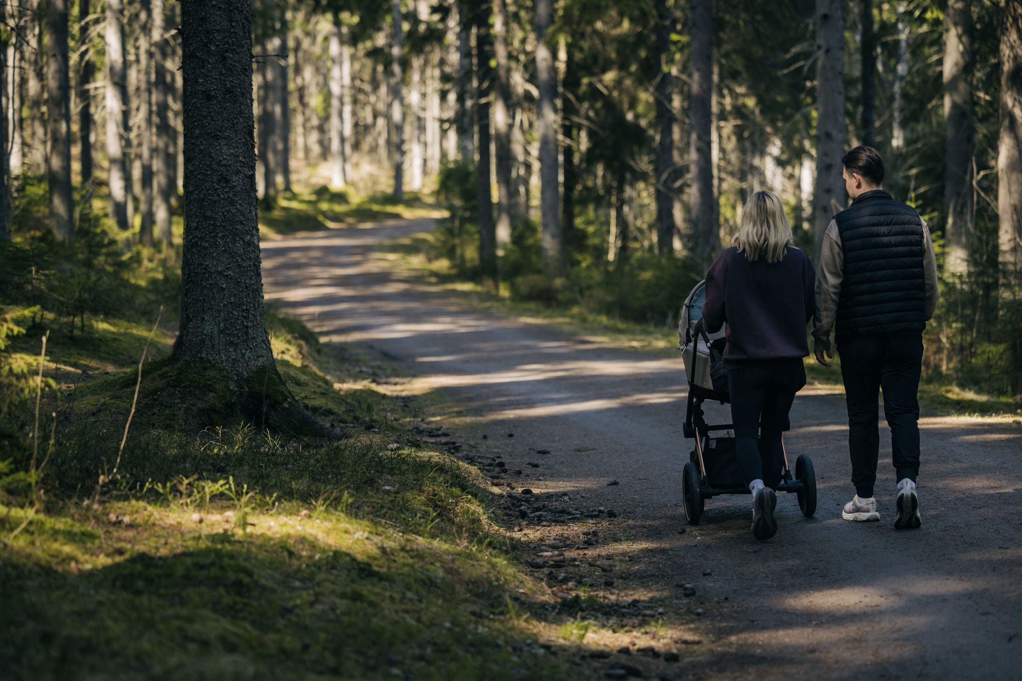 Vaunulenkillä metsässä