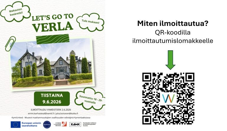 Lähde mukaan Verlaan