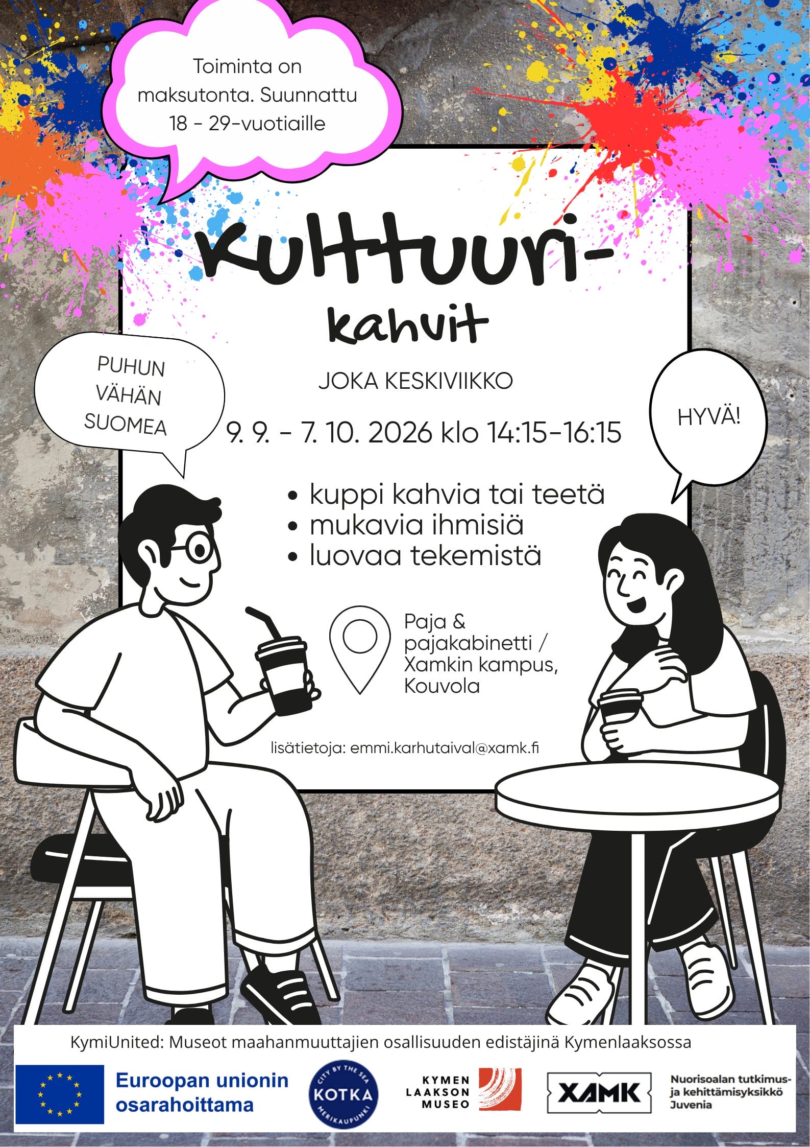 Kulttuurikahvila juliste