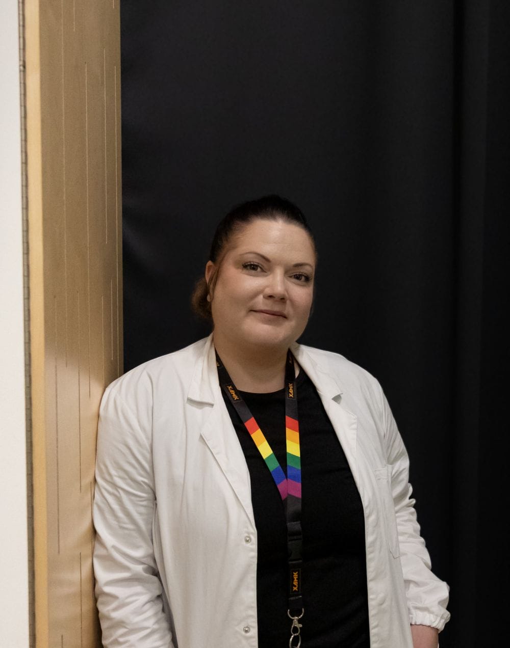 Muotoilun kesätyöntekijä Sonja.