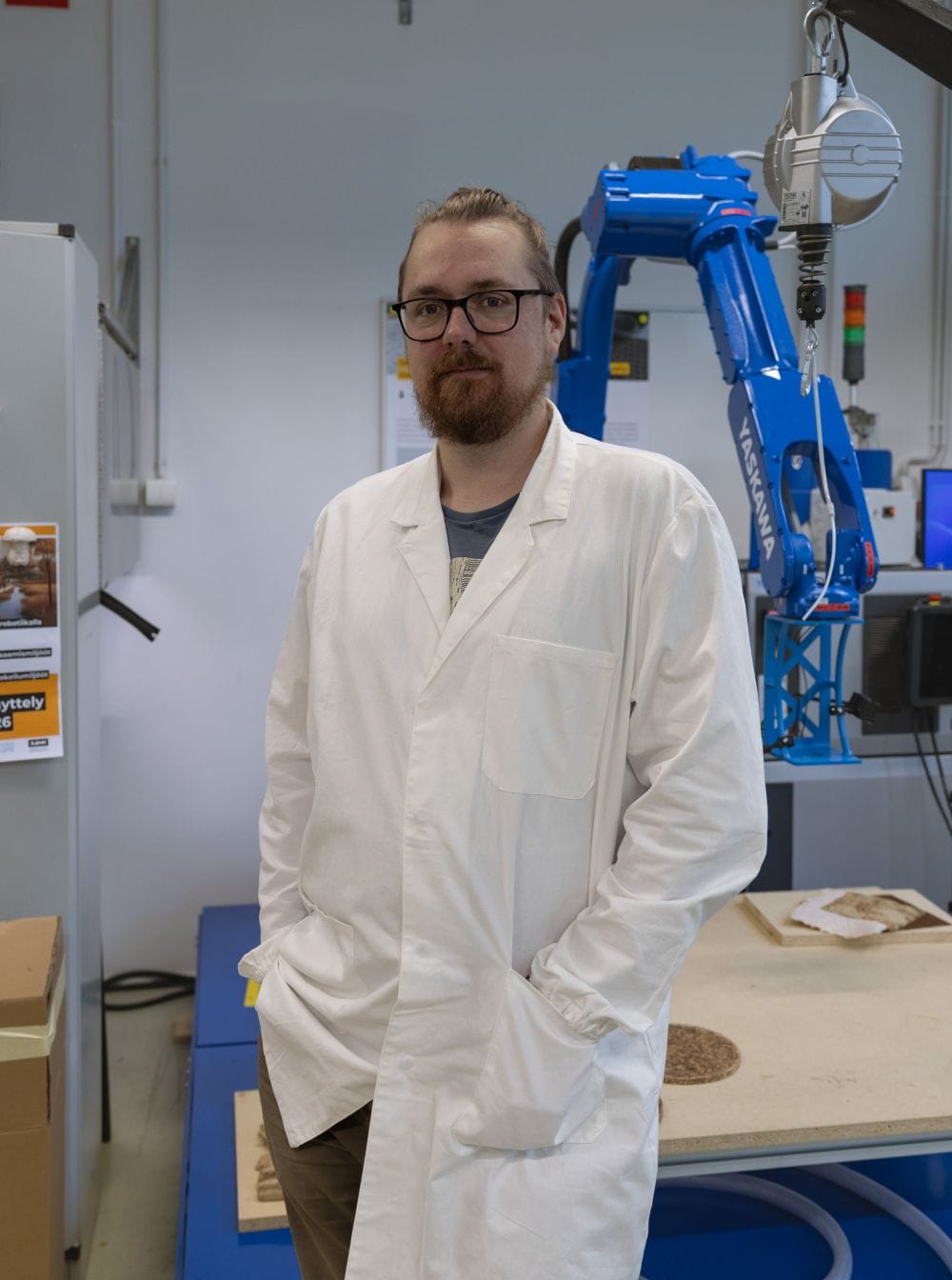 Robotiikan kesätyöntekijä Vesa.