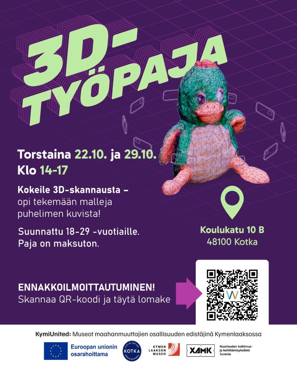 3D-työpajan esite