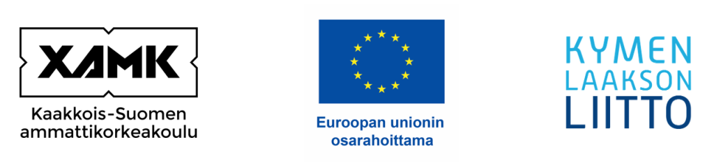Xamk, hankkeen rahoittajat: EU ja Kymenlaakson liitto