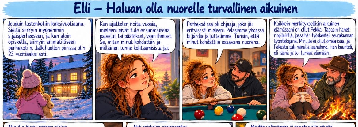 Osa sarjakuvaa.