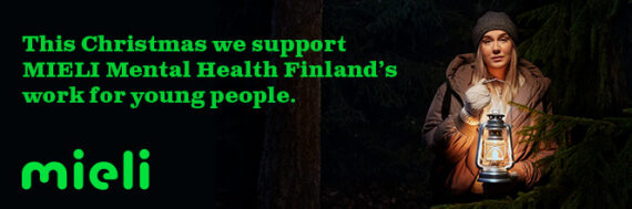 This Christmas Xamk supports MIELI Mental Health Finland's work for young people. The link opens to another page..